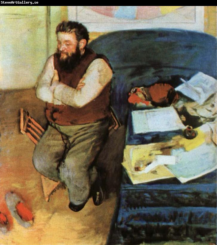 Edgar Degas The Portrait of Martelli